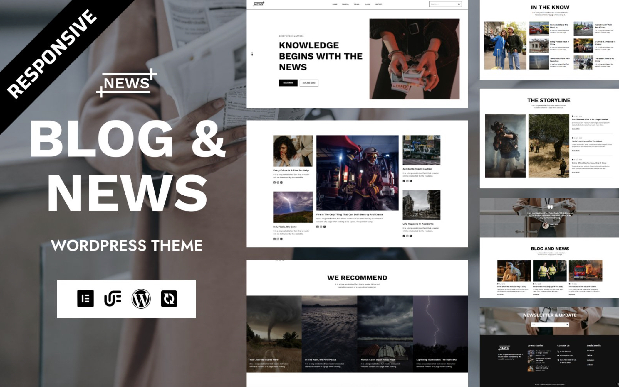 Multi-functional WordPress Blog Themes for Informative Blogs and News Portals